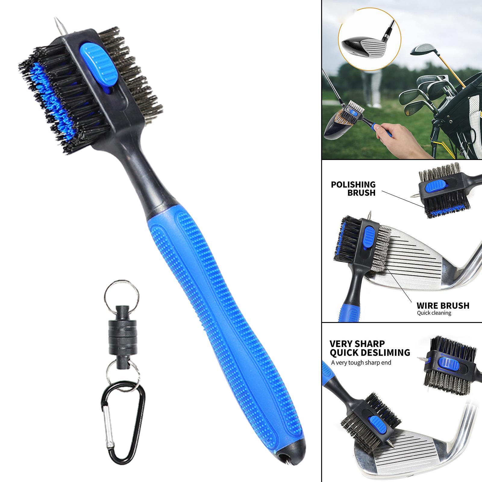 Golf Club Brush Pole Putter Double Sided Cleaner Cleaning Brushes for Outdoor Exercise Sport Decoration