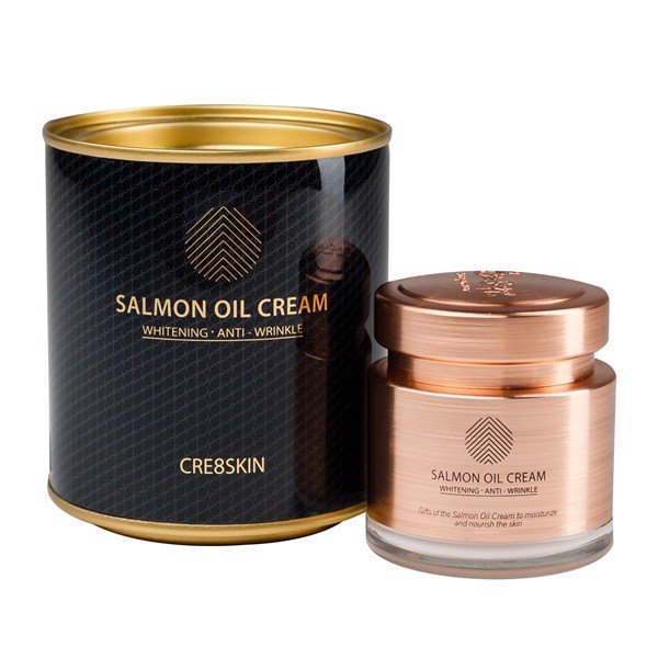 Kem Dưỡng Trắng Da, Chống Lão Hóa Chiết Xuất Dầu Cá Hồi Cre8skin Salmon Oil Cream 80g