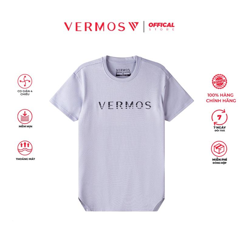 Áo Thun Thể Thao Nam,Áo Tập Gym Nam VERMOS V7 Xám