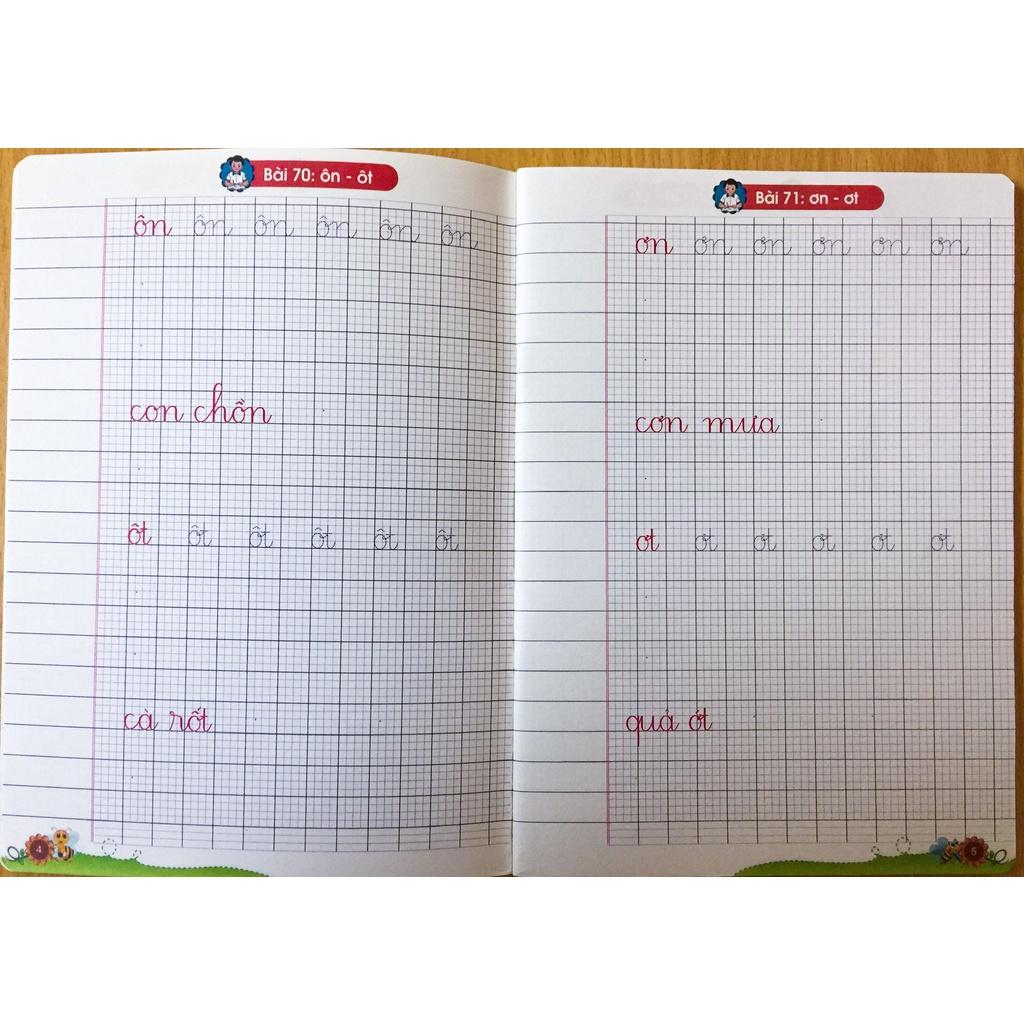 Vở ô li mẫu chữ lớp 1 Cánh diều