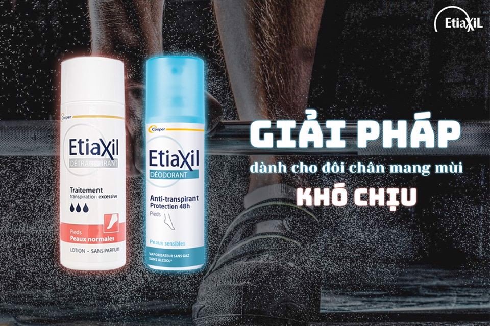 Đặc trị mồ hôi chân Lotion Etiaxil