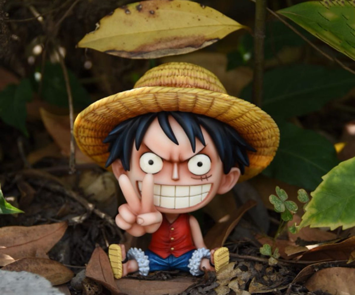 Mô hình Luffy ngồi "Hi" 10cm - Mô hình One Piece