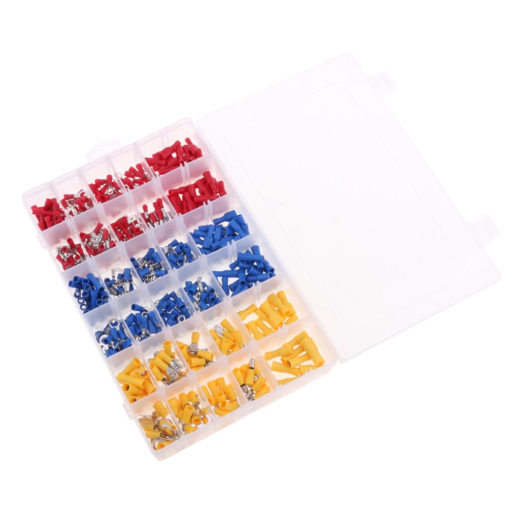 480x Electrical Connector Assorted Insulated Crimp Terminals