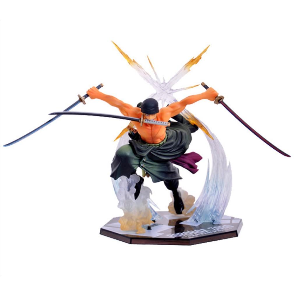 KHO-HN * Mô hình nhân vật Roronoa Zoro trong One Piece - Tam kiếm