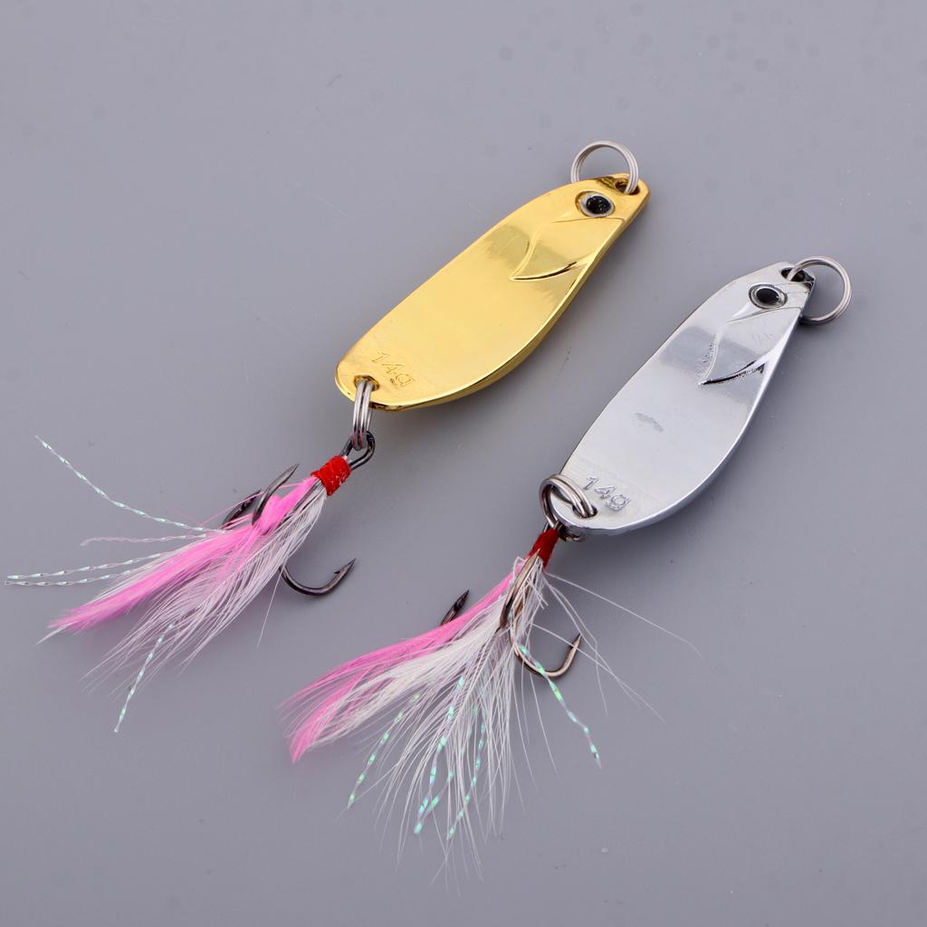 Metal Lures Spoons Fishing Lures Sequins Baits Bionic Hard Fishing Lure Hook