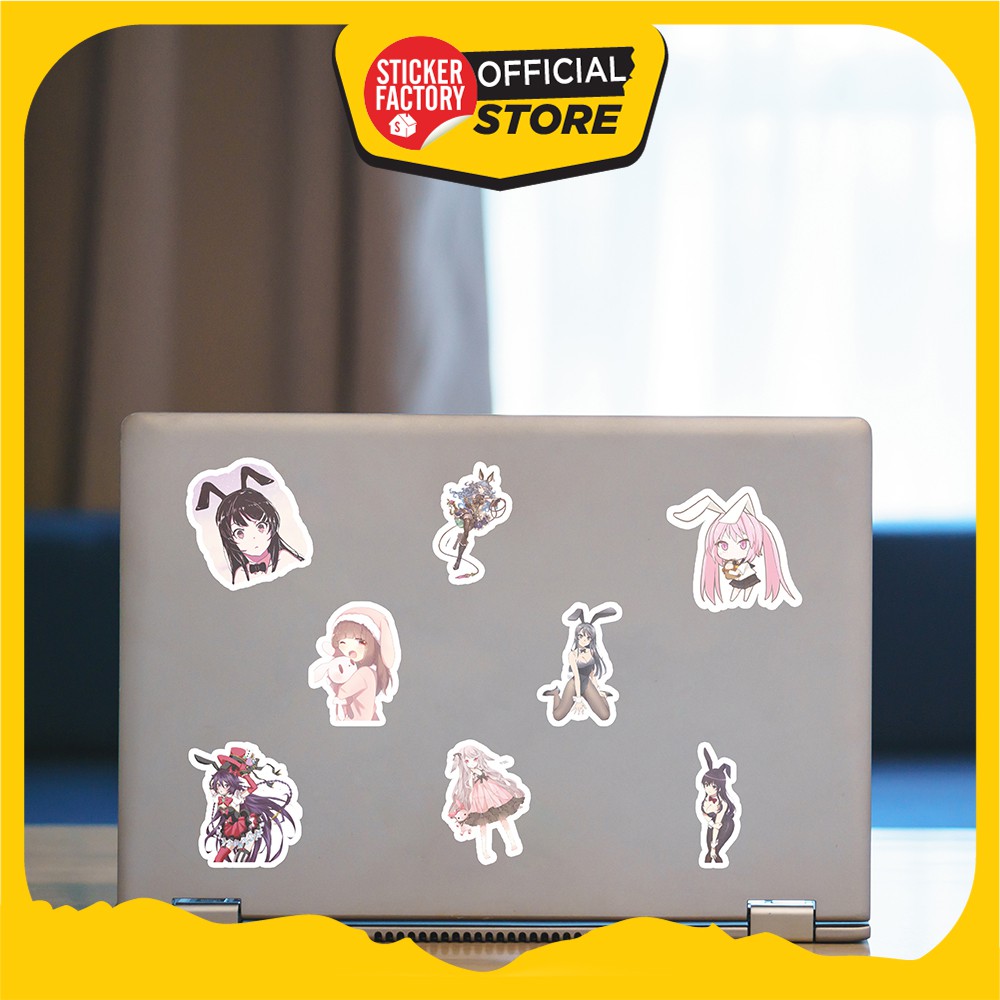 Bunny Girl Anime - Set 30 sticker hình dán