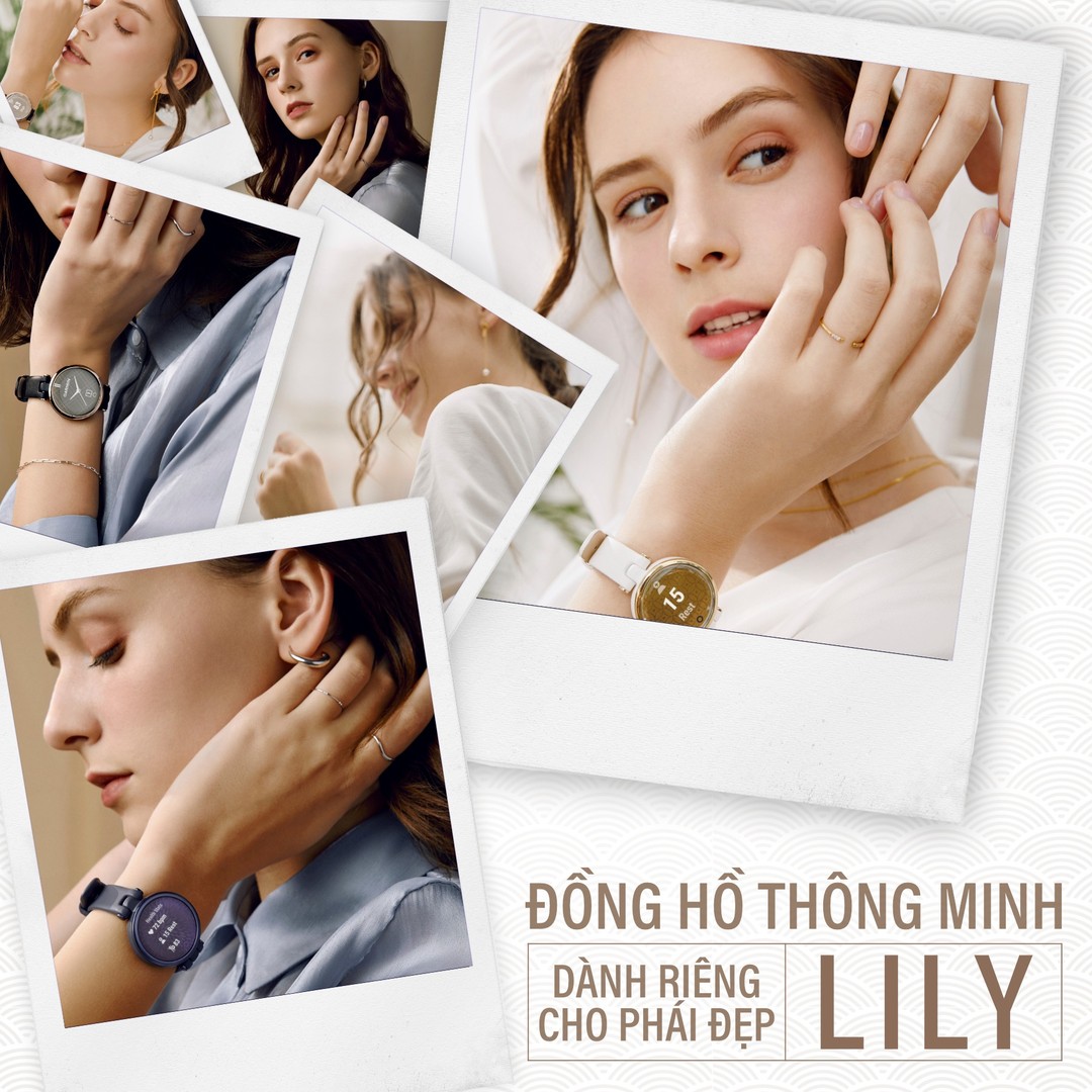 Đồng hồ thông minh Garmin Lily_Mới, hàng chính hãng