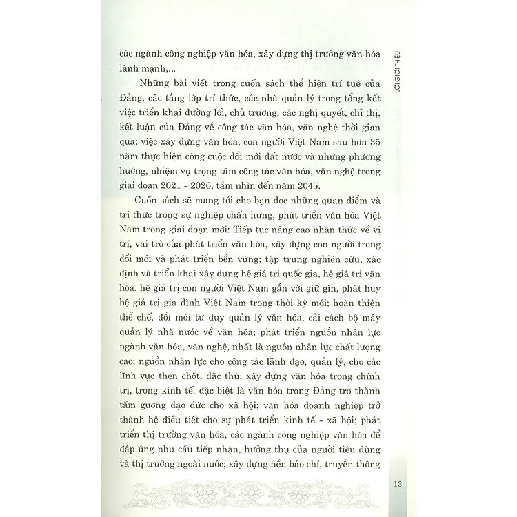 Sách Đường lối văn hóa của Đảng trong chấn hưng phát triển văn hóa Việt Nam