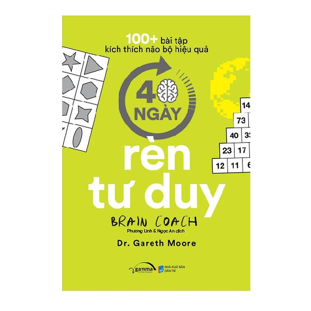 Sách Combo 100+ Bài Tập Kích Thích Não Bộ Hiệu Quả : 40 Ngày Luyện Trí Nhớ + 40 Ngày Rèn Tư Duy - Combo 2 sản phẩm