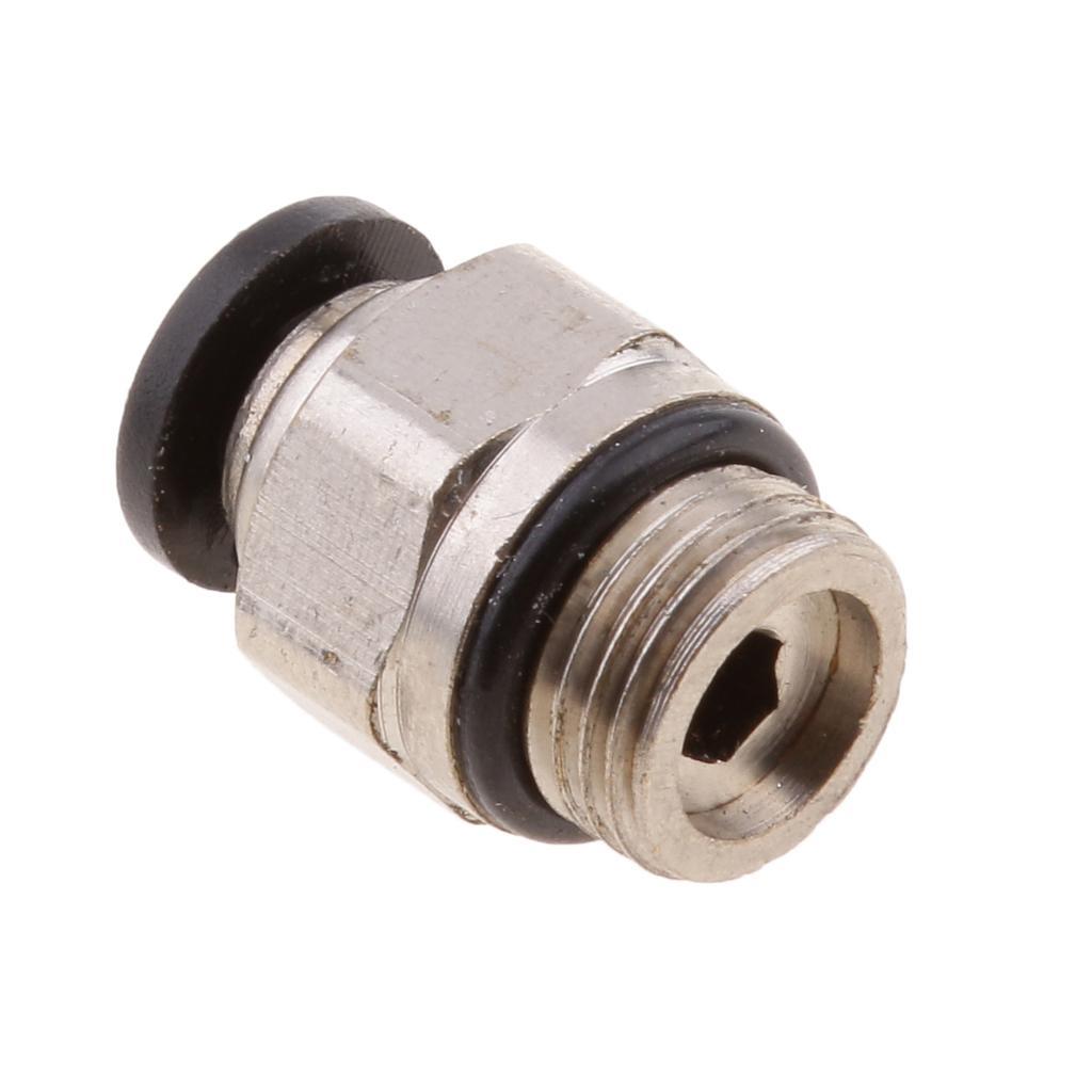 5 Pieces DPC-G-C4/C6/C8/C10 Air Water Hose Tube Straight Push In Pneumatic Fittings 4mm 6mm 8mm 10mm