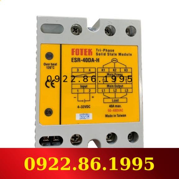 Bộ bán dẫn 3 pha Fotek ESR-40DA-H hàng mới