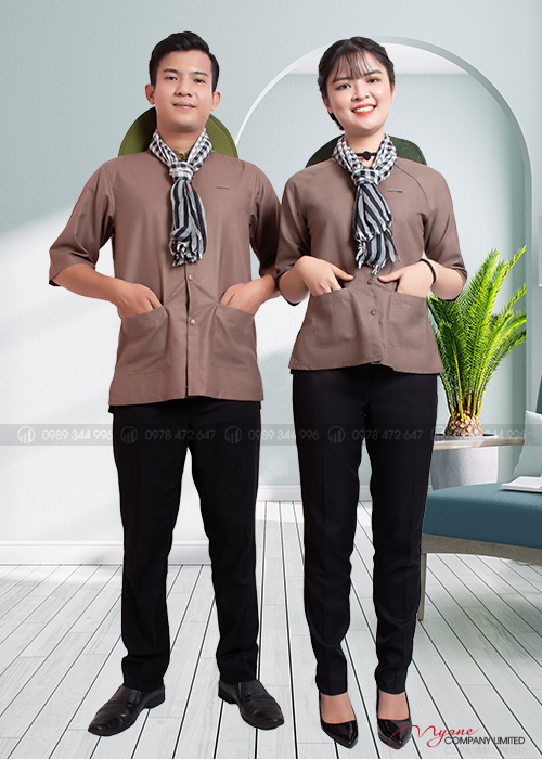 Đồng Phục Áo Phục Vụ Bà Ba Nam