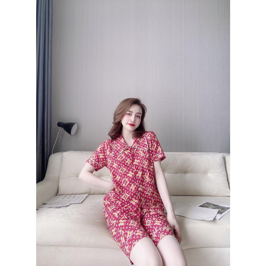 Đồ Bộ Nữ Mặc Nhà Quần Lửng Lụa 100D MOMOSA Shop