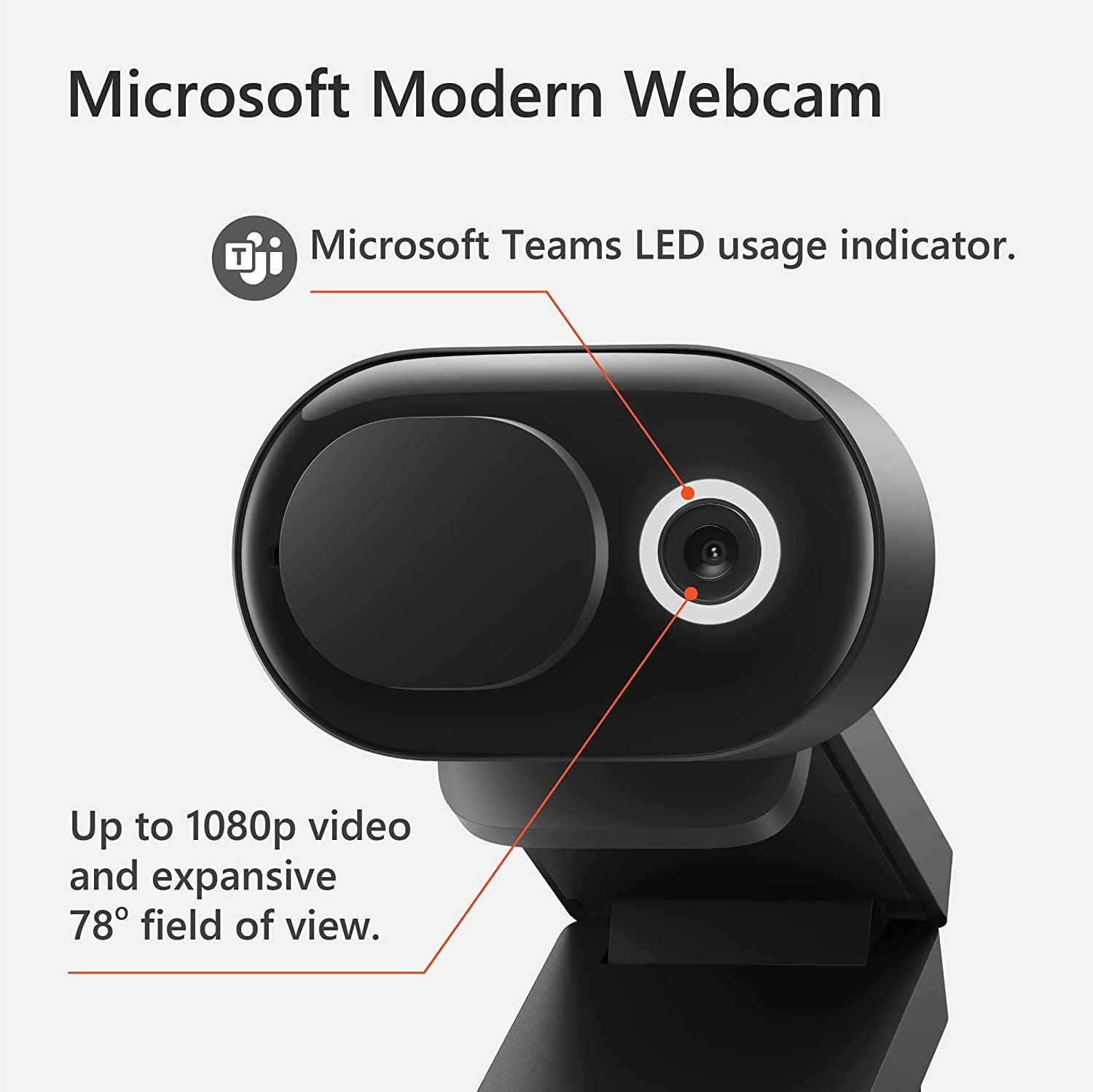 Webcam Máy Tính Microsoft Modern ( 8L3-00009 ) - Hàng Chính Hãng