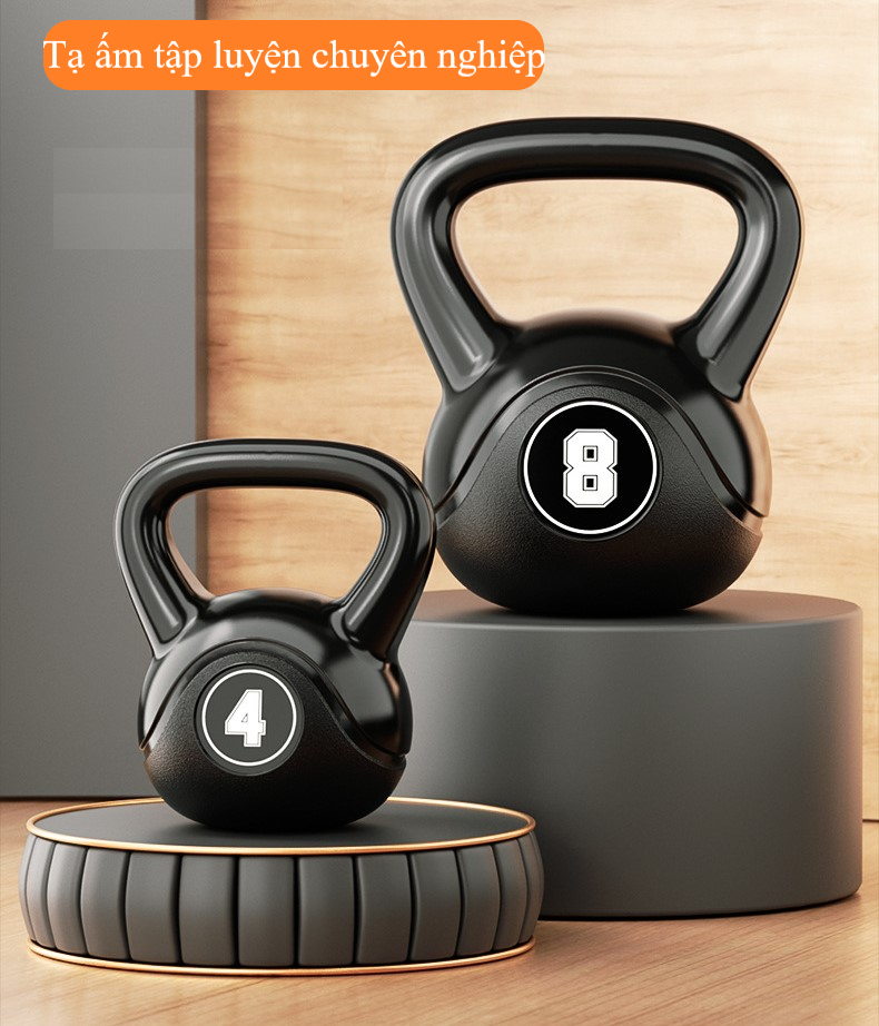 Tạ Bình Vôi, Tạ Ấm, Tạ Quai Xách, Tạ Chuông Dụng Cụ Tập Gym Tập Mông Đùi Gym Thể Dục Tại Nhà