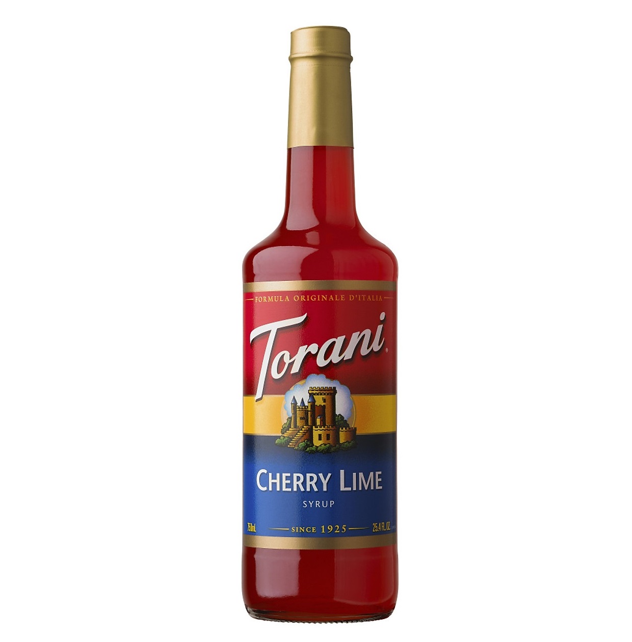 Siro Pha Chế Vị Chanh Anh Đào Torani Classic Cherry Lime Syrup 750ml Mỹ