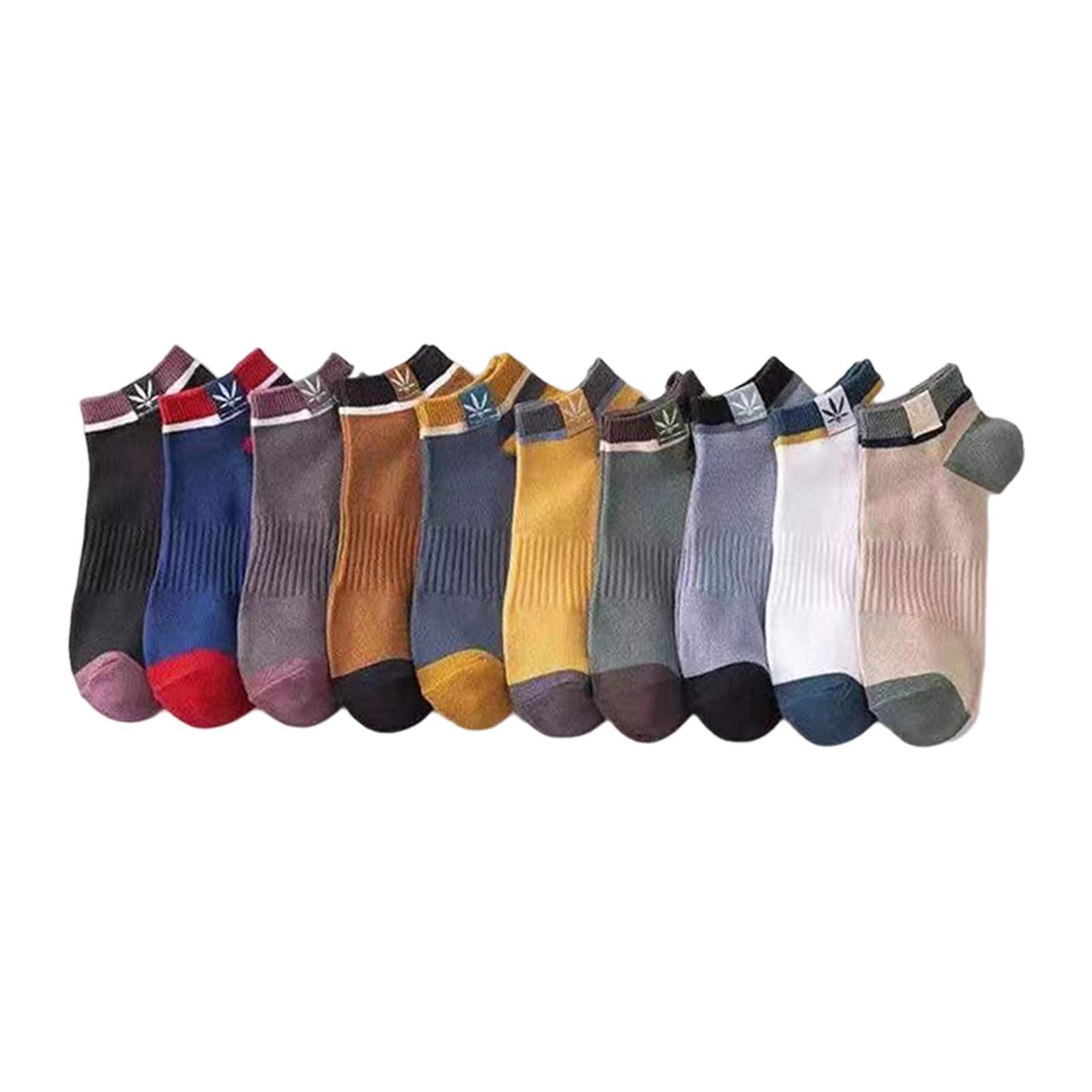 10 Pairs Mens Ankle Socks Low Cut Comfort Sweat Wicking Casual for Running