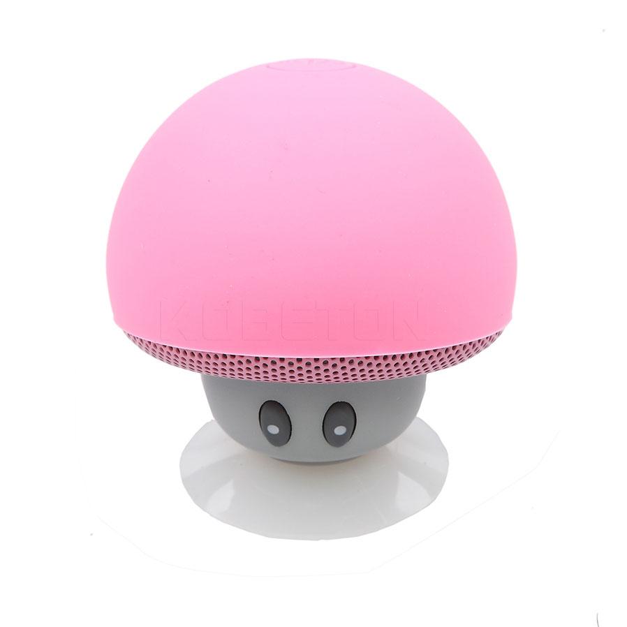 Kebidu Không Dây Đa Năng Hình Nấm Loa Bluetooth Hút Cốc Bộ Thu Âm Thanh Nhạc Stereo Loa Siêu Trầm Mp3 Người Chơi Giá Đỡ Loa Color: Yellow