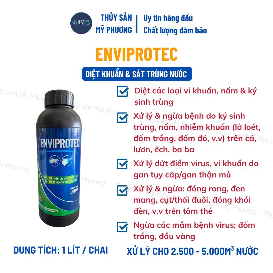 Sát khuẩn diệt nấm ghẻ đốm trắng đỏ chân sạch đen mang đóng rong khói đèn Enviprotec Bkc tôm thẻ cá lươn ếch ốc ba ba