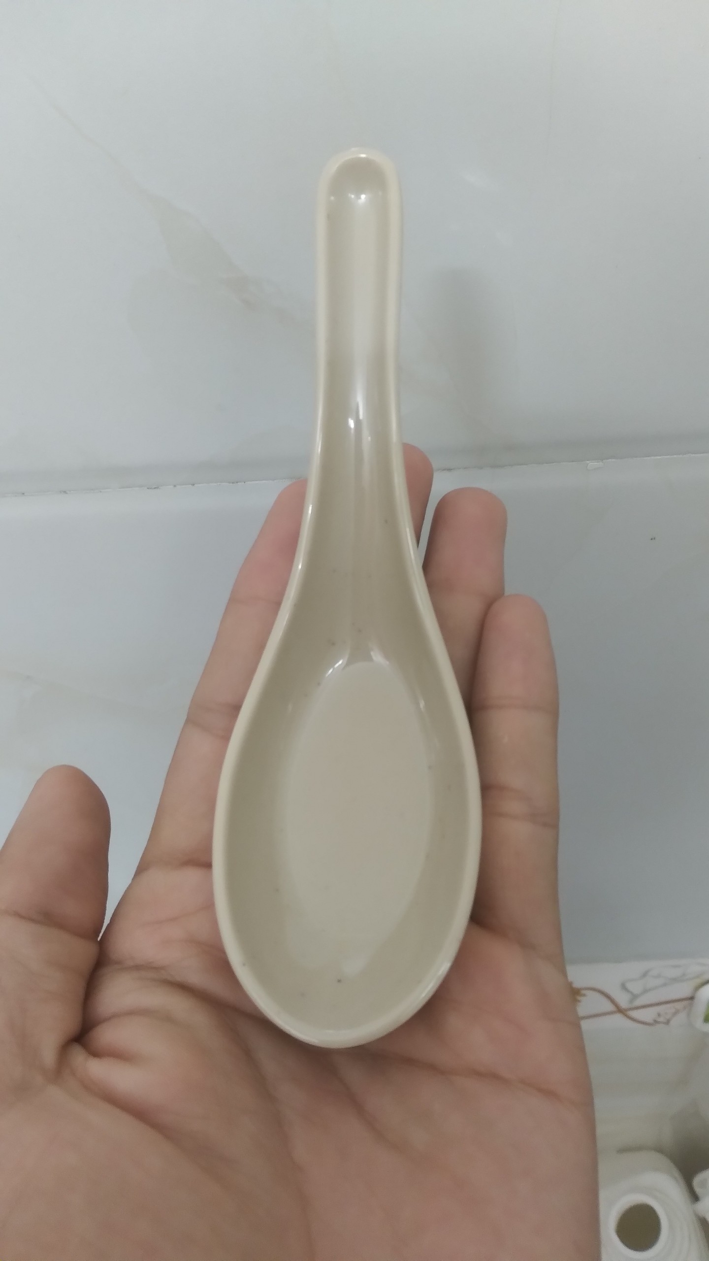 Muỗng cơm,canh,chè nhựa Melamine màu nâu kem nhiều Size