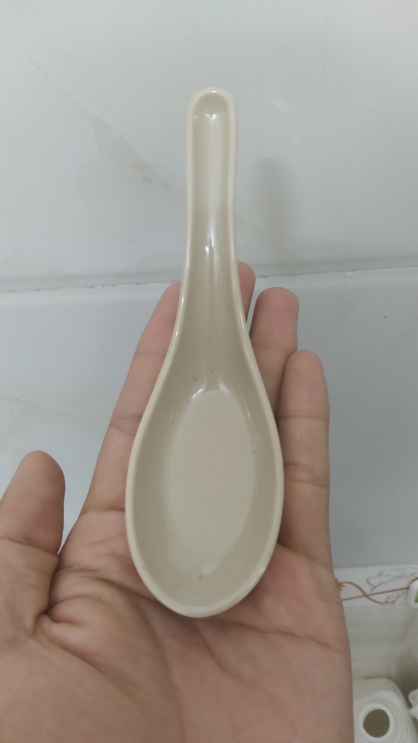 Muỗng(thìa) cơm,canh,chè nhựa Melamine màu nâu kem nhiều Size