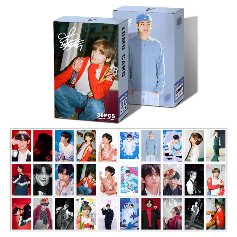 Bộ lomo card V BTS