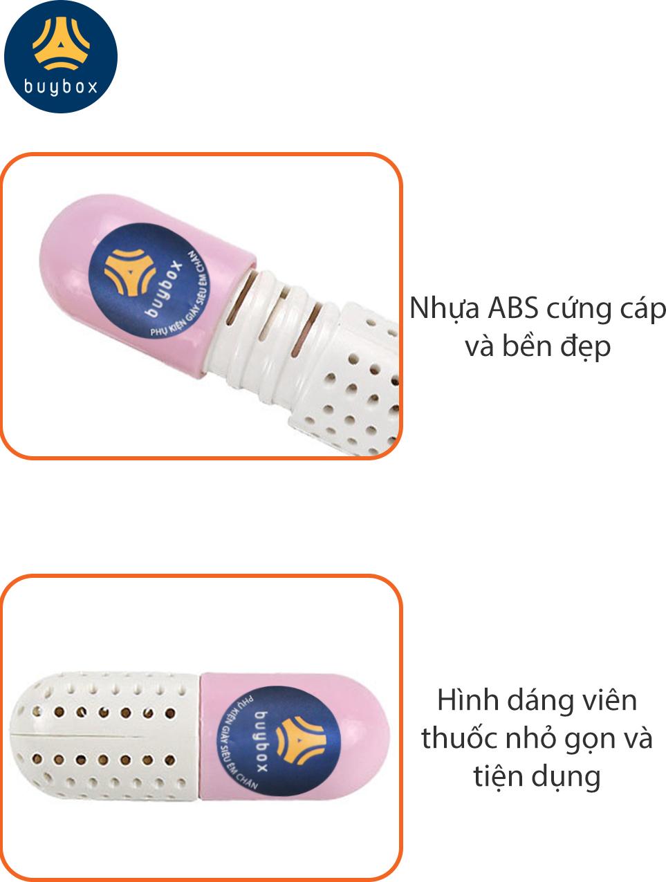 Hình ảnh Hai viên khử mùi hôi giày và ngăn ngừa vi khuẩn gây ẩm mốc - buybox - BBPK64