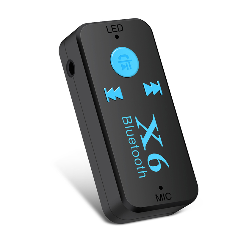 SOAIY Bộ Kết Nối Âm Thanh Xe Ô Tô Bluetooth Car X6 - Hàng Nhập Khẩu