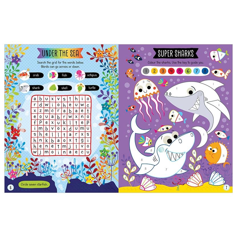 Scratch And Sparkle Sharks Activity Book