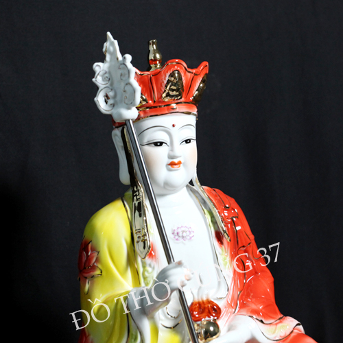 Tượng Địa Tạng Vương Bồ Tát - Men Sứ