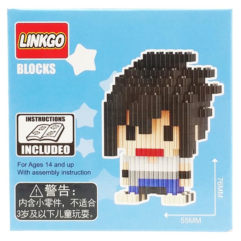 Đồ Chơi Lắp Ráp Mô Hình Nhân Vật Naruto - LinkGo 68118 - Sasuke (234 Mảnh Ghép)