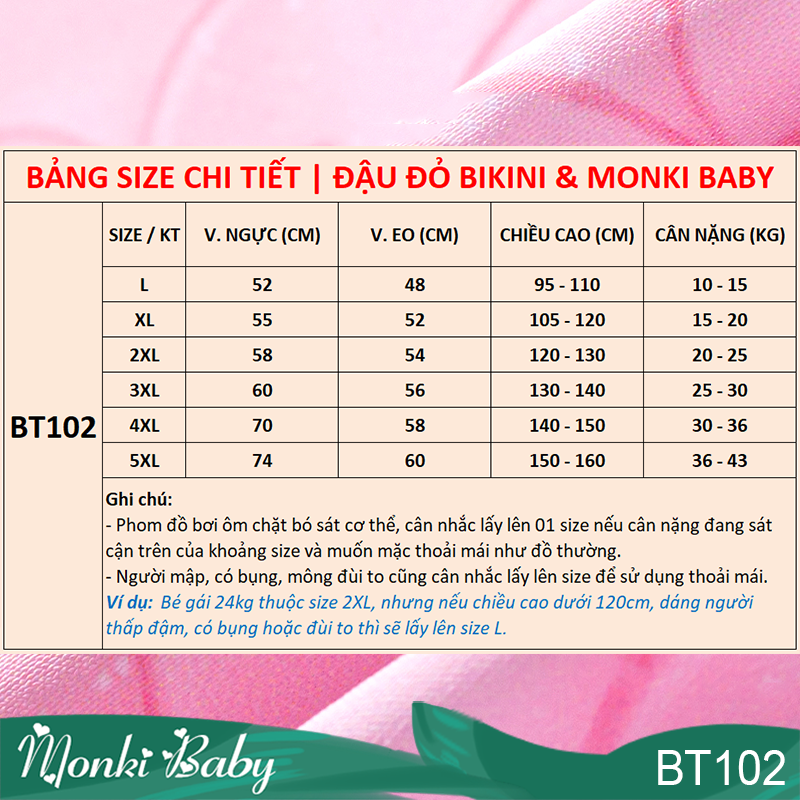 Bộ bơi bé gái họa tiết tiên cá dễ thương, áo tắm trẻ em dáng váy liền quần đùi điệu đà, chất thun bơi lạnh mịn đẹp bền chắc, co giãn cao, phom dáng đường may chuẩn | BT102