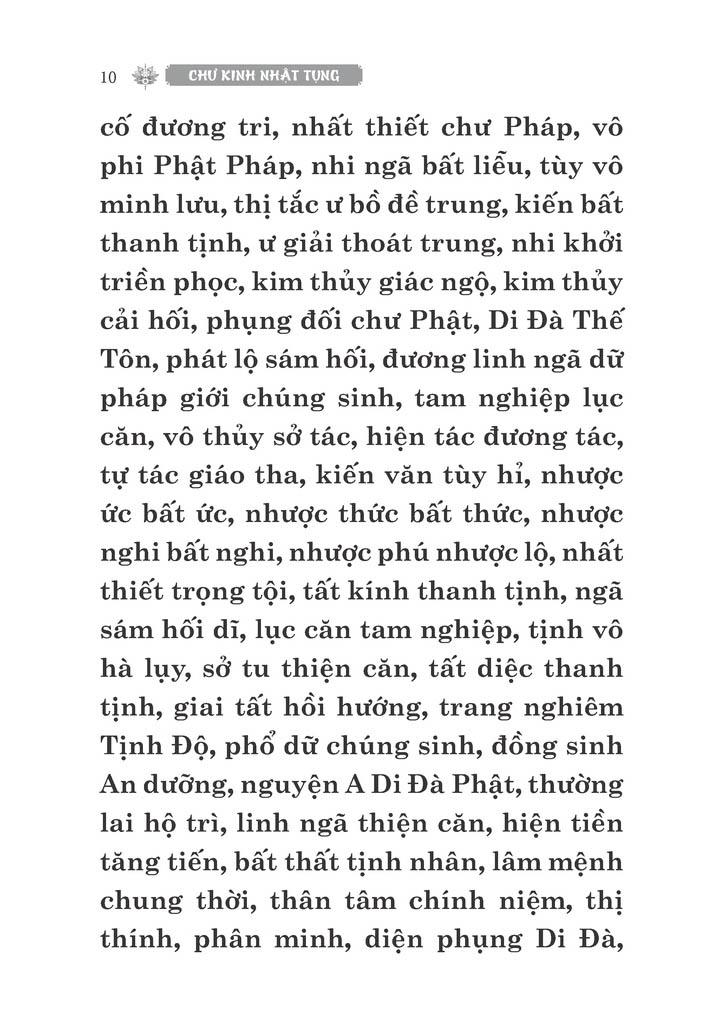 Chư Kinh Nhật Tụng