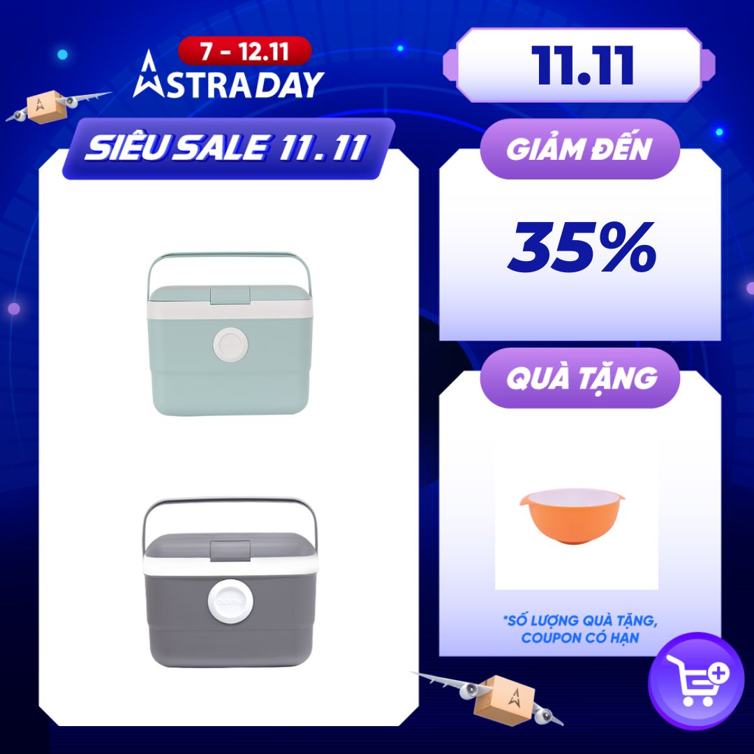 Thùng đá giữ nhiệt đa năng 9 L - Hàn Quốc