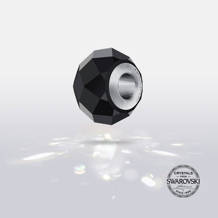 BeCharm Pha Lê Swarovski Mặt Cắt 3 Màu S14mm