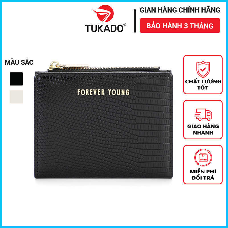 Ví Nữ Ngắn Mini Cầm Tay PERFECT FOR YOU Đựng Tiền Gập 2 Nhỏ Gọn Da Cao Cấp Cực Đẹp Giá Rẻ PFY38 - Tukado