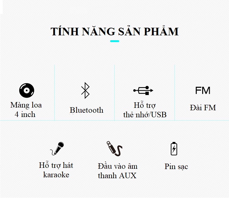 Loa Không Dây Kết Nối Bluetooth Công Suất Cực Lớn Thiết Kế Xách Tay Mini Y03