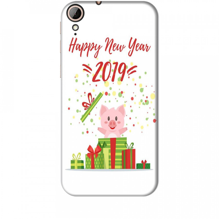 Ốp lưng dành cho điện thoại HTC 830 Happy New Year Mẫu 3