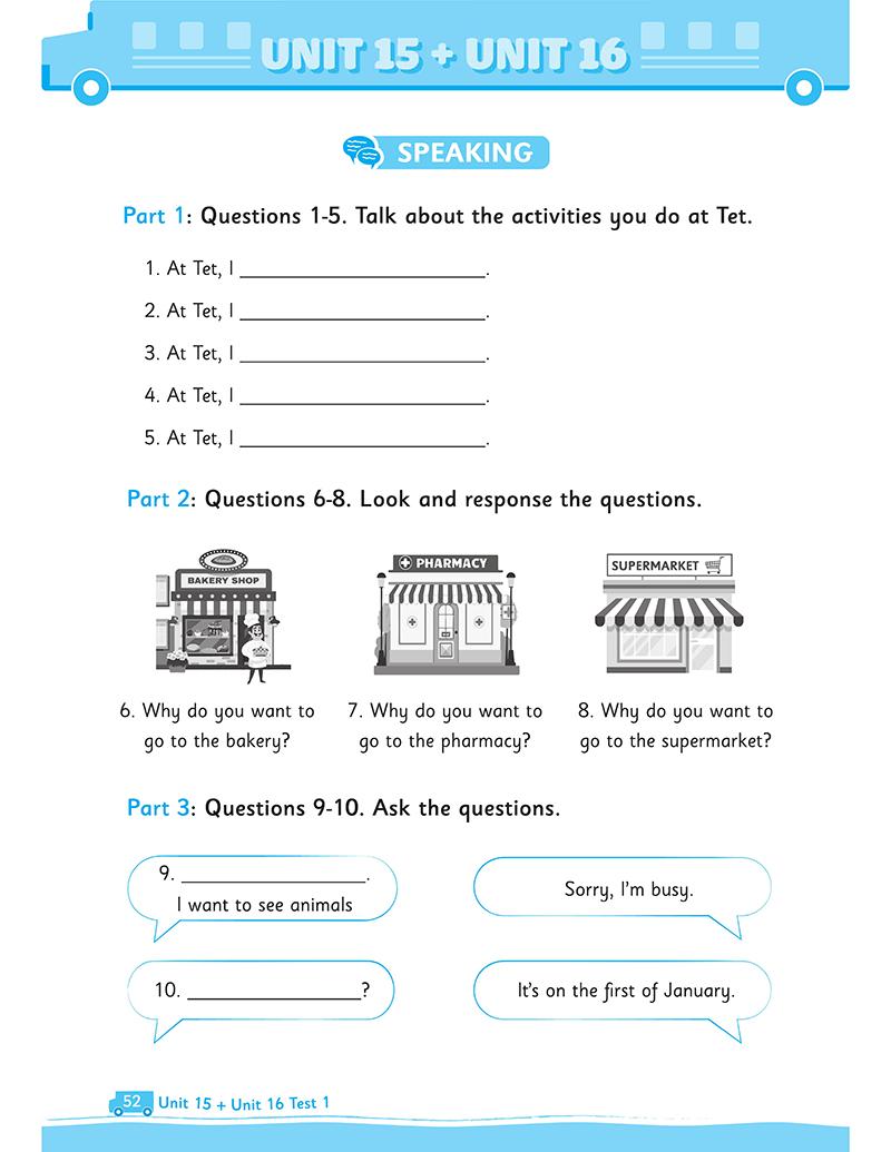 Sách Big 4 Bộ Đề Tự Kiểm Tra 4 Kỹ Năng Nghe - Nói - Đọc - Viết (Cơ Bản Và Nâng Cao) Tiếng Anh Lớp 4 - Tập 2