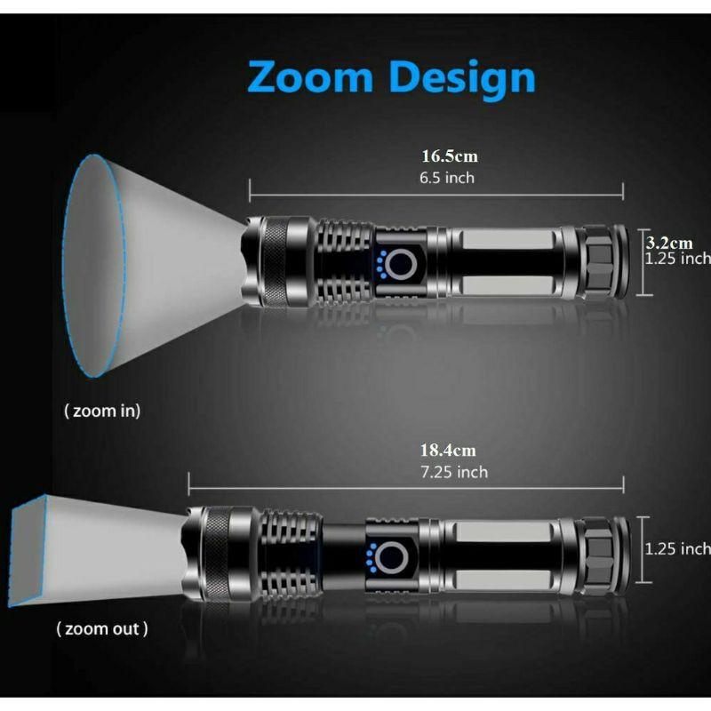 Đèn pin siêu sáng XHP50 ( cam kết chuẩn loại 1