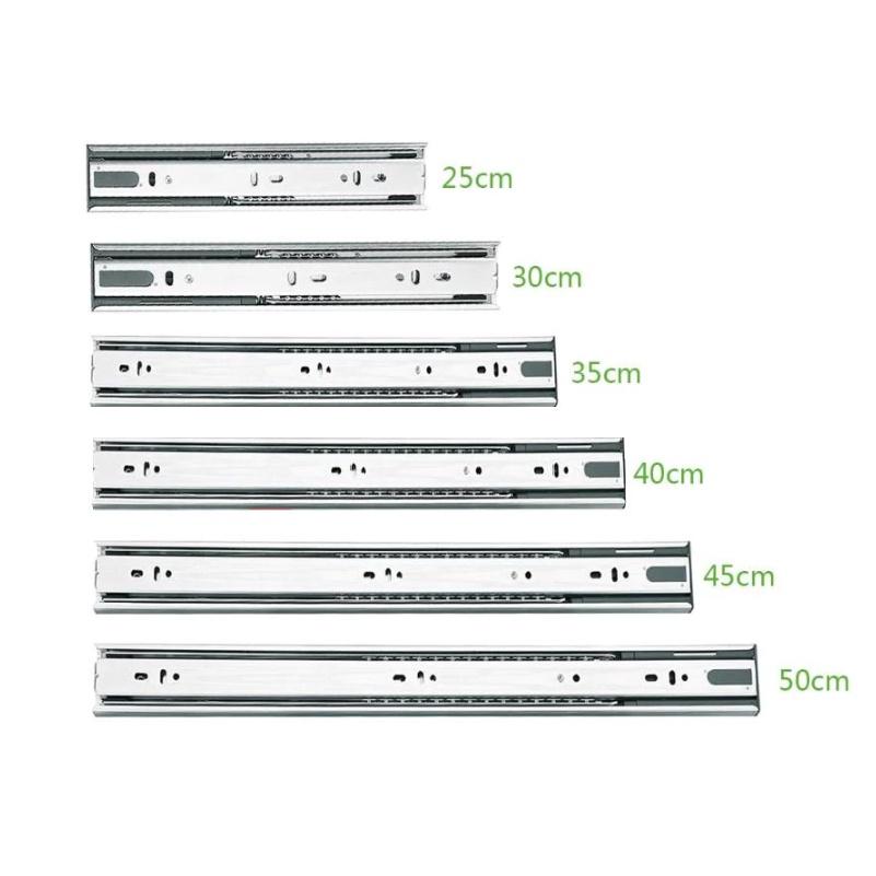 BH 3 năm cho sp 1 Bộ Ray VT 3 tầng 02455 trắng treo rổ chất lượng tốt - 350mm