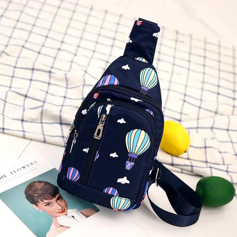 Women's Chest Bag Crossbody Bag One Shoulder Sports Canvas Korean Waist Bag Crossbody Women's Chest Bag