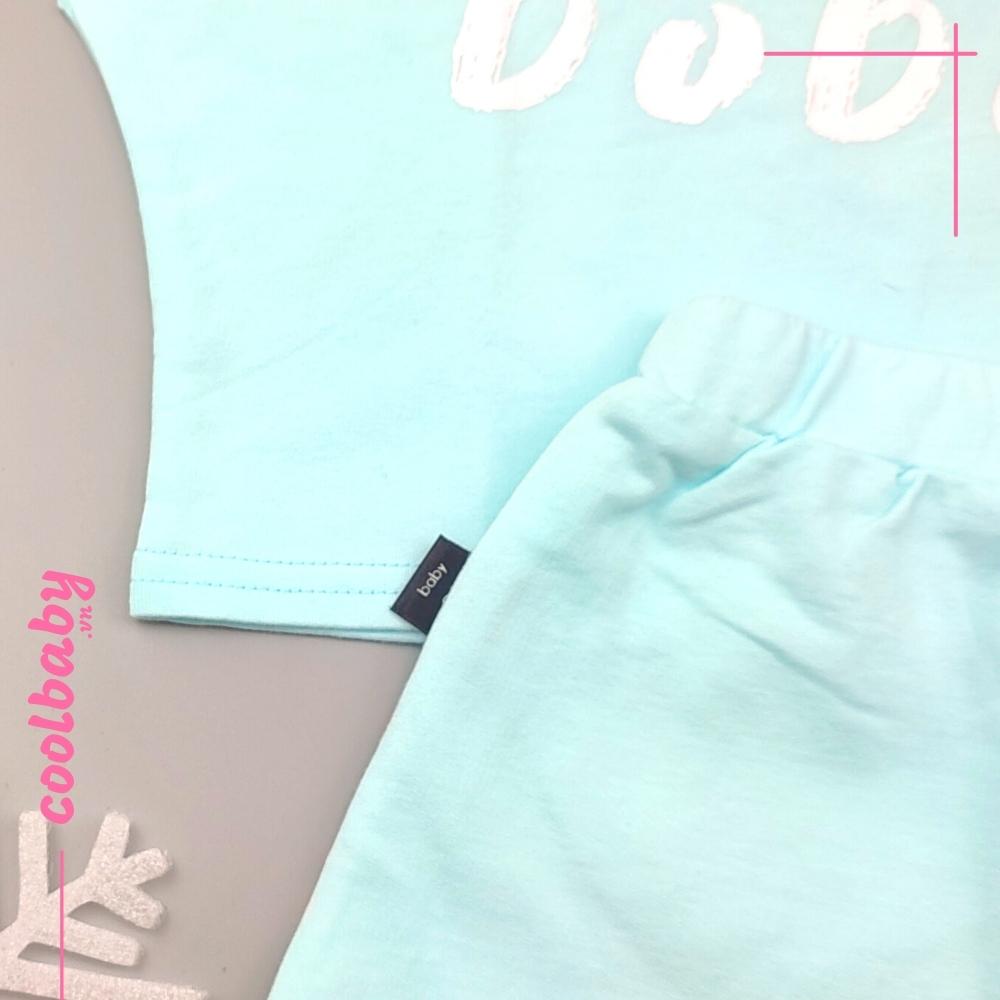 Đồ Bộ Cộc Tay Minky Mom Chất Vải Cotton Mát Mẻ Hàng Quảng Châu Chính Hãng Dành Cho Bé Gái