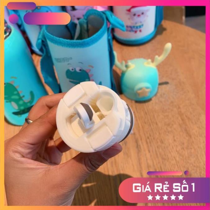 Bình giữ nhiệt cho bé 400ml bằng thép không gỉ 304 an toàn sức khỏe giữ nhiệt 10 tiếng cực đáng yêu