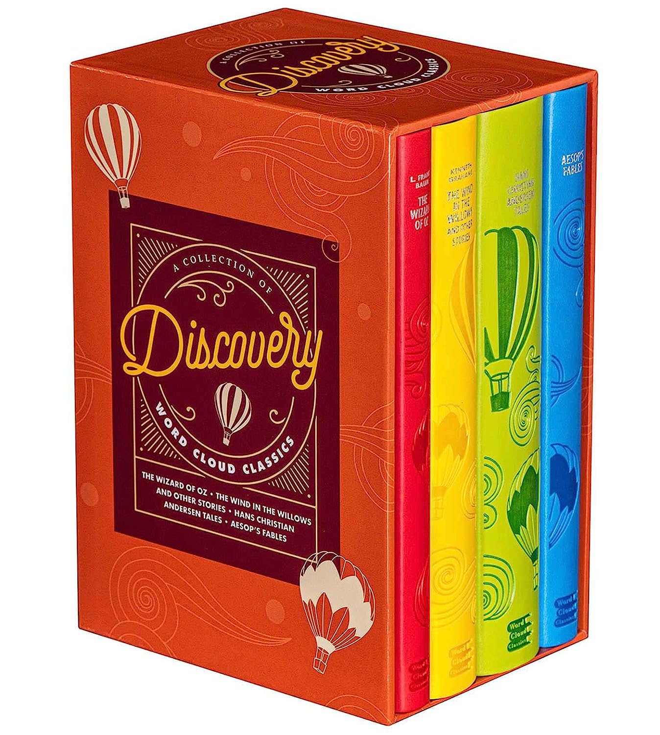 Artbook - Sách Tiếng Anh - Discovery Word Cloud Boxed Set (Word Cloud Classics)