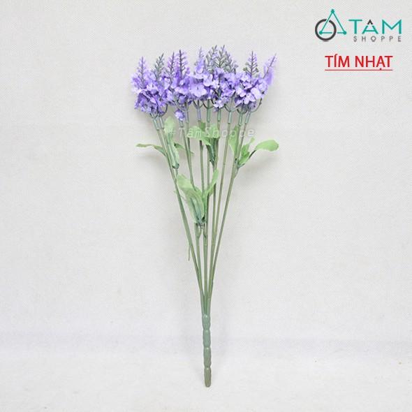 Cành hoa Lavender giả bằng vải Vintage F-CHG-98