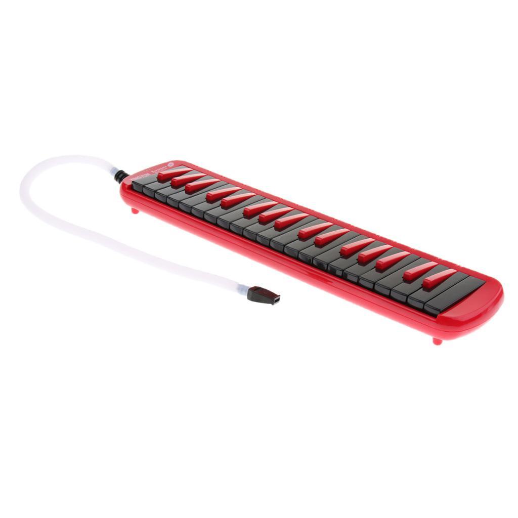37 Key Melodica Piano Keyboard with Bag Mouthpiece Blowpipe Cloth