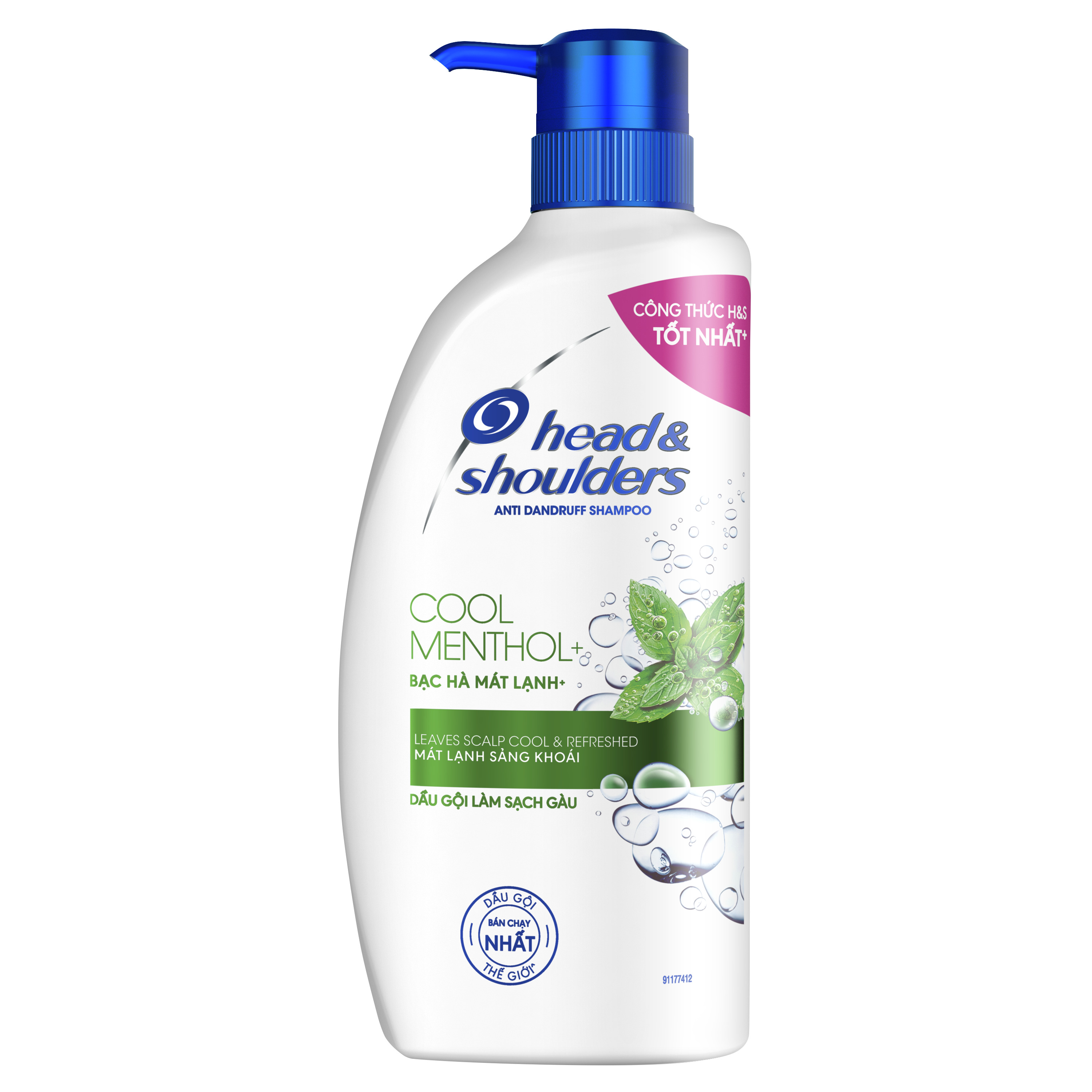 Dầu Gội Head & Shoulders Bạc Hà Làm Sạch Gàu (625ml)