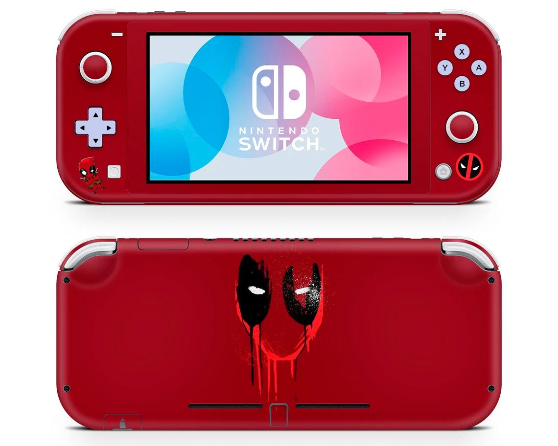 Skin decal dán Nintendo Switch Lite mẫu Dead Pool (dễ dán, đã cắt sẵn)