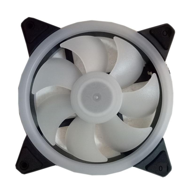 Ưu đãi đặc biệt về thời lượng pin cỗ xe khẩu độ kép 12 cm bên trong và bên ngoài quạt khung gầm đầy màu sắc phát sáng vòng ngoài màu cầu vồng bên trong vùng chọn RGB